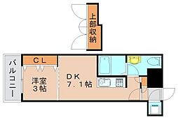 No.82　EMPRESS 2階2Kの間取り