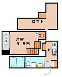 プレミアム・デイズ ワンルームの間取図画像