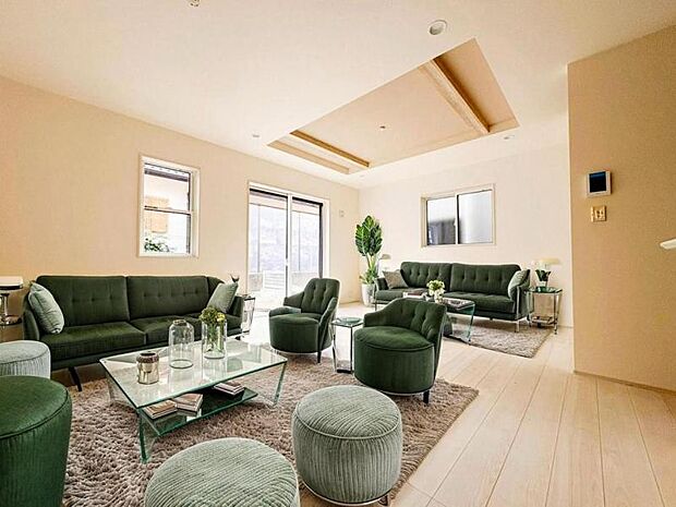 本画像はCGで作成しており、実際に現地に家具は置かれておりません。また、価格に家具は含まれておりません。