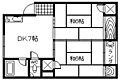 喜田マンション4階3.5万円