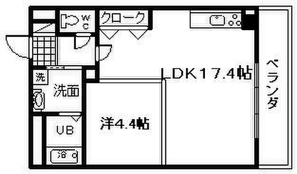 ヴィラプレール　2 ｜大阪府岸和田市西之内町(賃貸アパート1LDK・2階・41.04㎡)の写真 その2