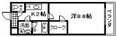 岸和田市上町 2階建 築15年のイメージ