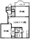 岸和田市畑町2丁目 2階建 築20年のイメージ