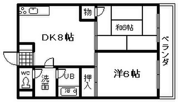 Ｒｉｎｏｎ新家　Ｄ棟 ｜大阪府泉南市新家(賃貸アパート2DK・2階・40.50㎡)の写真 その2