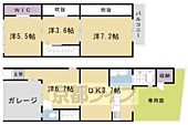 京都市右京区太秦安井藤ノ木町 2階建 築98年のイメージ