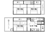 京都市右京区梅津罧原町 2階建 築56年のイメージ