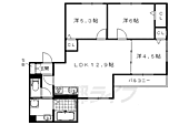 京都市右京区嵯峨石ケ坪町 3階建 築5年のイメージ