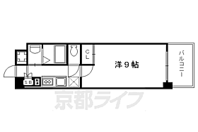 ヒーリングコート御所西 202 ｜ 京都府京都市中京区西洞院通夷川上ル毘沙門町（賃貸マンション1K・2階・26.95㎡） その2