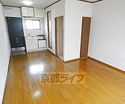 京福電気鉄道北野線 北野白梅町駅 徒歩14分の賃貸アパート 2階1Kのリビング/ダイニング