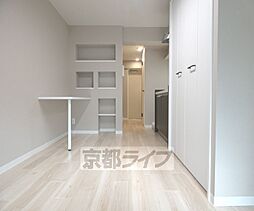 京福電気鉄道北野線 北野白梅町駅 徒歩15分の賃貸マンション 2階ワンルームのリビング/ダイニング