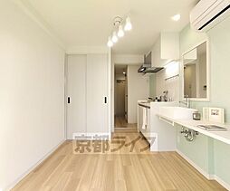 京都市営烏丸線 鞍馬口駅 徒歩8分の賃貸マンション 3階ワンルームのリビング/ダイニング