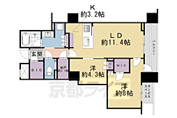 間取図画像 2SLDK