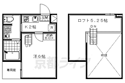 WEST9KYOTO-Sta. 1Kの間取図画像