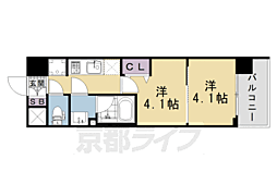 アスヴェル京都西大路SOUTH 4階/407