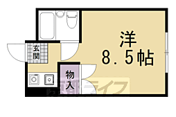 柊本マンション 1Kの間取図画像