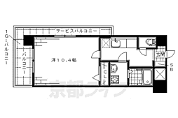メゾンダンディ 1Kの間取図画像