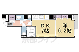 casaRyoko2 1DKの間取図画像