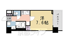 ベラジオレガシー京都西七条 1Kの間取図画像