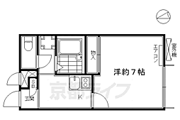 レオパレスイマクマノヒルズ 1Kの間取図画像