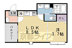 ザ ウズマサ 1LDKの間取図画像