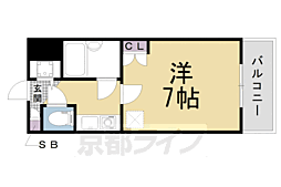 パル大久保 1Kの間取図画像