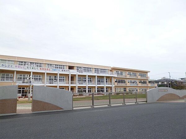 画像24:日立市立坂本東小学校（618m）
