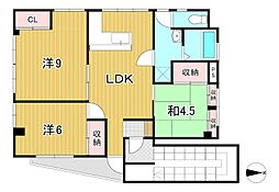 間取図画像 3LDK