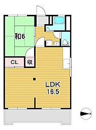 間取図画像 1LDK