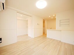 K‘s　ル・クープル　IX 201 2階1LDKのリビング/ダイニング