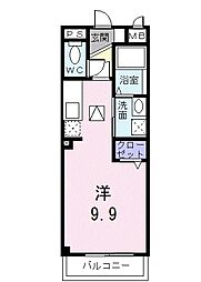 サンライトレジデンス ワンルームの間取図画像