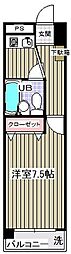 グランシャルム葛西 1Kの間取図画像