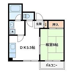 東武伊勢崎線 とうきょうスカイツリー駅 徒歩2分の賃貸マンション 1階1DKの間取り