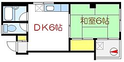 都営浅草線 本所吾妻橋駅 徒歩5分の賃貸マンション 1階1DKの間取り