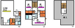 グランシャリオ 3LDKの間取図画像
