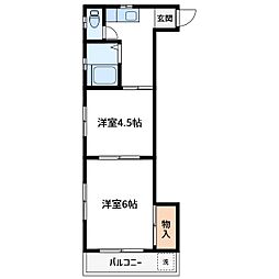 第二サトーハイツ 2階/-