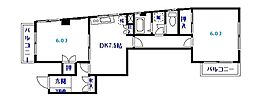 ピア31 2LDKの間取図画像