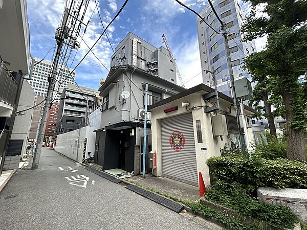 南側には公園