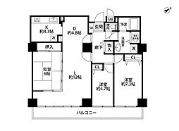 スカイシティ南砂 3LDKの間取図画像
