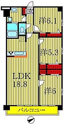 ホビアル・フェンテ 3LDKの間取図画像