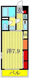 間取図画像 1K