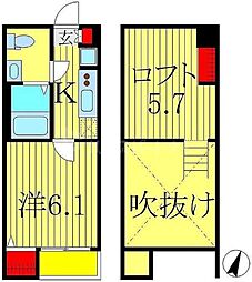 間取図画像 1K