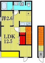 間取図画像 1LDK