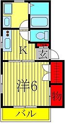 間取図画像 1K