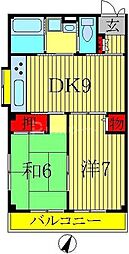 間取図画像 2DK