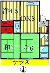 間取図画像 3DK