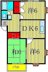 間取図画像 3DK