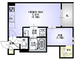 REGALEST NEXTERA 1LDKの間取図画像