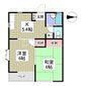 コーポ・サンフラワー 2Kの間取図画像