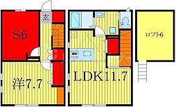 MCM南流山 1SLDKの間取図画像
