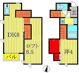 CB柏テラス 1LDKの間取図画像